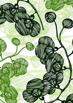 Kess InHouse Anchobee Pinya Lime Green Pattern Fleece Throw Blanket 40 x 30