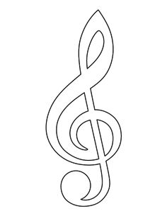 music note template
