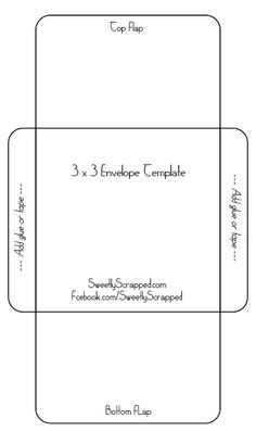 coin envelope template