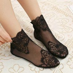 NEW WOMENS GIRLS 3 MULTI PACK LACE TOP FRILLY ANKLE TRAINER SOCKS SCHOOL SIZE