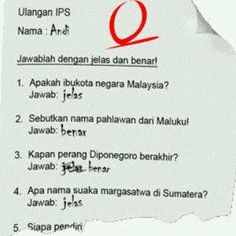 Ini Yang Salah Yang Buat Soal Apa Siswsih Hahaha Ini Yang Salah Yang Buat Soal Apa Siswsih Hahaha