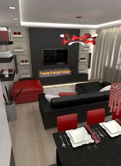 Red Black White Living Room Ideas And Grauer Couch Dekor Living Room Decor Black And White Furniture