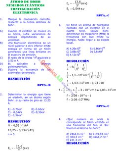 11 Ideas De Tarea Para Raí Teoria De Bohr Teoría Atómica Modelos Atomicos