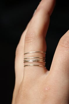 925 Sterling Pretty Thin Band Cute Silver Unique Solid Silver Simple Sparkly Rings Fashion Blue Opal Oval Stack Stacking Slim