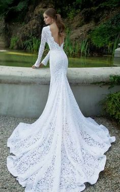 The 33 Best Fish Tail Wedding Dress Images On Pinterest In 2018 Perfection In A Dress Wedding Dresses Berta Backless With Sleeves