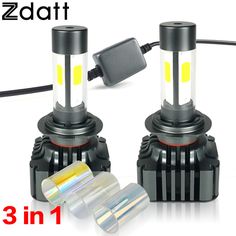 Vw Tiguan 5n h7 501 100 W Super White XENON HID Low//SLUX DEL Side Light Bulbs Set