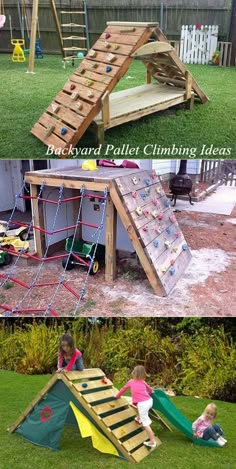 17 Cute Upcycled Pallet Projects for Kids Outdoor Fun Outdoor, Pallet Playhouse, Outdoor Play, Outdoor Play Area, Outdoor Play Areas, Diy Backyard, Outdoor Kids, Outdoor Projects, Diy Outdoor