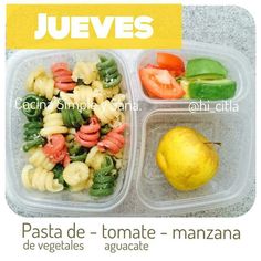 desayunos y almuerzos saludables para niños