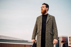 Les 70+ meilleures images de Les influenceurs et la presse manteau bruggen en laine noire Agnes B. en noir pour homme