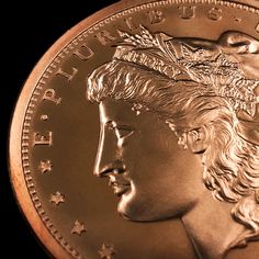 1//4 Oz .999 Copper Fractional Round Standing Liberty Design Golden State Mint