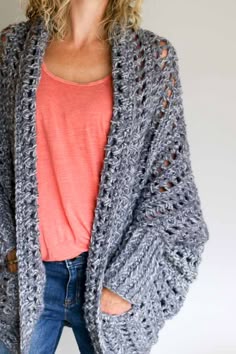 Crochet free pattern shipping cardigan easy chunky manhattan Los angeles chunky cardigan easy pattern shipping crochet free wholesale usa