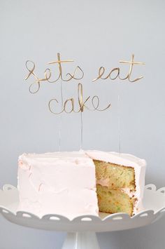 20 Simple Chic DIY Cake Toppers For Weddings Parties Or Everyday