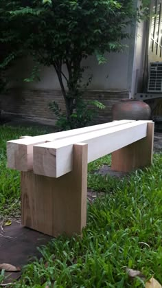 Outdoor, Wood Bench Outdoor, Outdoor Wood Furniture, Outdoor Furniture, Wood Bench, Outdoor Wood, Outdoor Bench, Outdoor Wood Projects, Wood Table Diy