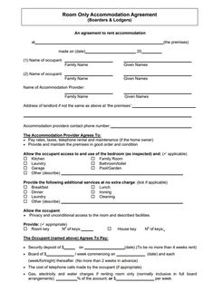 room rental agreement template free download create edit fill