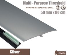 Beech Laminate Door Strip 38mmx90cm Multi-Height and Pivot Adhesive Easyclip