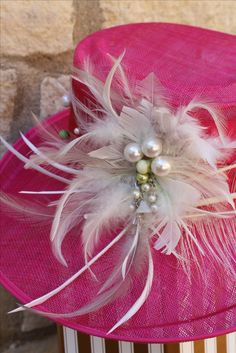 Cerise Wedding Hat By Jenny Edwards Moss Stow On The Wold In My Fuchsia Pink Hat For Wedding Or Ascot Hot
