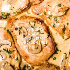 This Keto Pork Chops with Super Creamy Mushroom Sauce is a super delicious, easy and fast recipe to prepare for dinner. It’s ready to serve in less than 30 minutes and needs simple low carb ingredients. Think infused creamy garlic and herbs mushroom sauce with tender and juicy pan-seared pork chops. This Keto Pork Chops with Super Creamy Mushroom Sauce is a super delicious, easy and fast recipe to prepare for dinner. It’s ready to serve in less than 30 minutes and needs simple low carb ingredients. Think infused creamy garlic and herbs mushroom sauce with tender and juicy pan-seared pork chops.