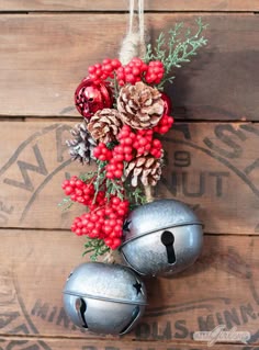 Reindeer Bear Santa Christmas Tree Hanging Ornaments Jingle Bells for Xmas Door Home Party Supplies BIT.FLY 12 PCS Christmas Ornaments Bells Decorations Snowman