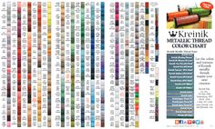 coats and clark thread color chart sewing goodies exquisite embroidery thread chart with actual thread
