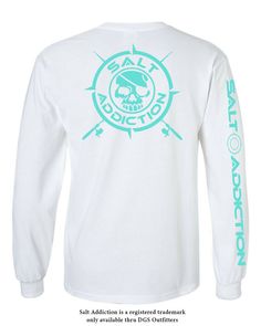 Fish Bones T-shirt Long Sleeve Tee Graphic Decal Fishing Gifts for Men