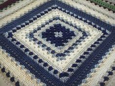 This big and bold crochet lap throw pattern is perfect for keeping you warm on cool evenings without being too heavy.