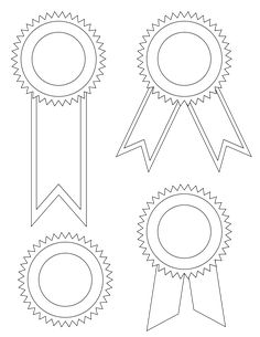 printable award ribbons classroom pinterest school craft and