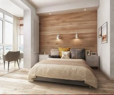 Фото с сайта Roomble.com Modern Bedroom Design, Master Bedroom Design, Master Bedrooms Decor, Home Decor Bedroom, Bedroom Apartment, Interior Design Bedroom, Small Bedroom, Bedroom Wall