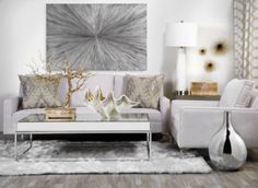 Refine With Shimmer The Empire Coffee Table Del Mar Sectional Picture And Colors Gold Silver