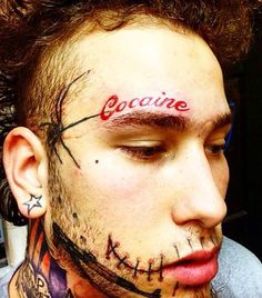 stitches the rapper cocaine face tats miami sunshine and stitches rap flyer