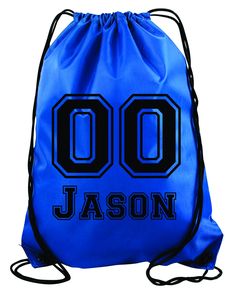 Nursery Girls Rose Gold Initial Name Personalised Drawstring Bag P.E Bag,