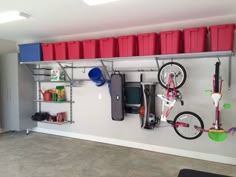 13 Brilliant Ways Installing Overhead Garage Storage 0 You Will Never Need Another Garage Shelving System Monkey Bars Storage Moves And Grows As Your Needs Do What Could Be Better Than That