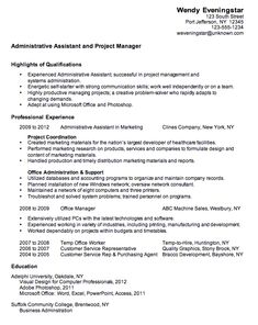 professional profile paragraph form resume s a h m pinterest
