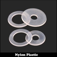 350 piezas Wear And Durable Nylon Plastic Washer Flat Gasket Ring Kit M2//M2.5//M3//M4//M5//M6//M8 Negro para Industrial Nylon Spacer