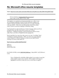 microsoft office cover letters