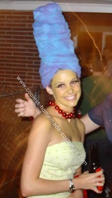 Easy Marge Simpson Costume Simpsons Costumes And Coolest Homemade Marge Simpson Costume