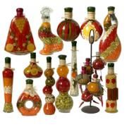 Decorative Oil Jars Decorative Oil infused bottles Kitchen decor I need to find a 2 Decorative Oil Jars Decorative Oil infused bottles Kitchen decor I need to find a 2