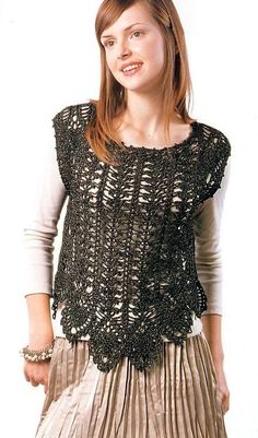 Openwork Top free crochet graph pattern