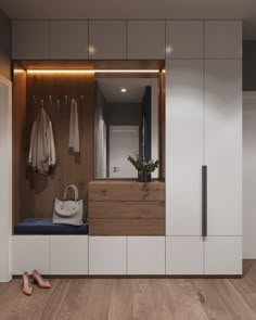 Two-tone mudroom or closet cabinets Kamar Tidur, Haus, Wardrobe Design Bedroom