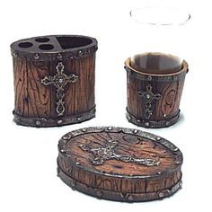 Western Cross Bathroom Accessories Crosses Pinterest Western Cross Bathroom Accessories Crosses Pinterest Baths Bath And Westerns