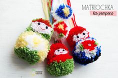 DIY: les pompons matriochka - Madame Citron