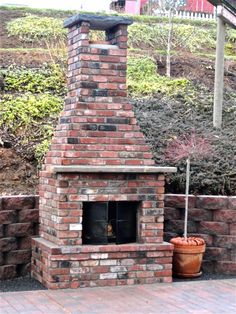 Small Outdoor Brick Fireplaces Related Post From Diy The New Outdoor Fireplace Brick Outside Wall