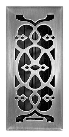 93 Best Floor Registers Images On Pinterest Antique Br Flats Accord Amfrsnv414 Victorian Floor Register 4 Inch X 14 Satin Nickel