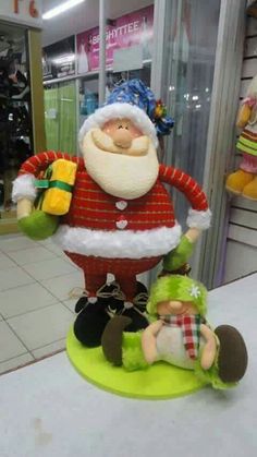 Papá Noel Smoky dekofiguren cabañita nikolausfiguren decoración