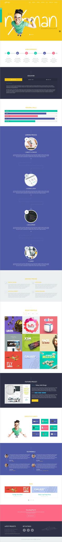 Sole Minimal CV\/Resume, Bio, Portfolio, Blog Minimal and Sole - personal resume website template Sole Minimal CV\/Resume, Bio, Portfolio, Blog Minimal and Sole - personal resume website template