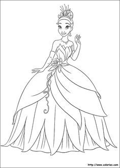 Print Princess And The Frog Coloring Pages Gallery