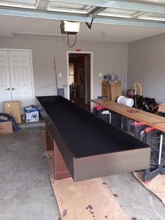 Diy Shuffleboard Table Plans Man Cave Pinterest Diy Shuffleboard Table
