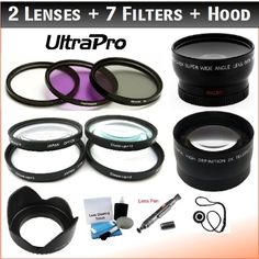 72mm Digital Pro Telephoto Lens Bundle for Select Sony Digital Cameras Cap Keeper Includes 2X Telephoto High Definition Lens Lens Pen Cleaner UltraPro Deluxe Cleaning Kit
