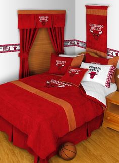 31 Best Jay Room Images On Pinterest Nba Chicago Bulls Chicago Bulls Bed Set Of The Nba Boy Sports Bedroom Basketball