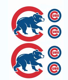 Chicago Cubs cornhole board or vehicle decal s