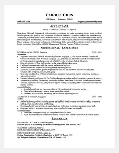 format for good resume